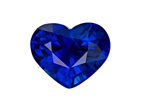 Sapphire Loose Gemstone 7.1x5.9mm Heart Shape 1.29ct