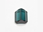 Blue Tourmaline 16.3x14mm Emerald Cut 16.72