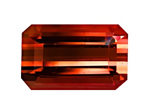 Orange Tourmaline 12.72x8.04mm Emerald Cut 6.11ct