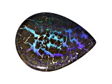 12 Acrilico Marmo Verde Vintage 25x18mm. Cabochon Posteriori Concavi Ovali Lisci A Cupola Non Laminati N555 - Italia