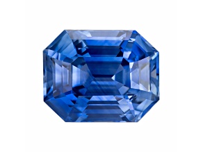 Sapphire 10.43x8.31mm Emerald Cut 5.13ct