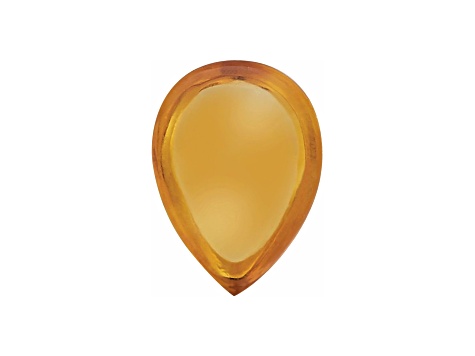 Citrine 7x5mm Pear Shape Cabochon 0.83ct