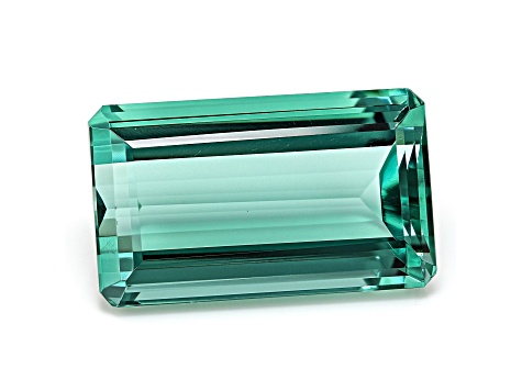 Green Tourmaline 17.5x10.3mm Emerald Cut 9.7ct