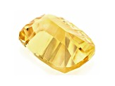 Citrine 14x10mm Cushion Concave Cut 5.60ct