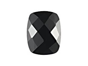Black Onyx 9x7mm Checkerboard Cushion 1.90ct