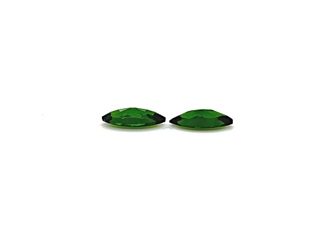 Chrome Diopside 12x6mm Marquise Matched Pair 3.00ctw