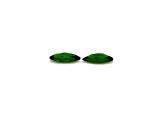 Chrome Diopside 12x6mm Marquise Matched Pair 3.00ctw