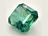 Zambian Emerald 7.05x6.95mm Emerald Cut 1.89ct