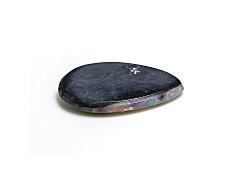 Australian Black Opal 9.3x6.2mm Pear Shape Cabochon 0.53ct