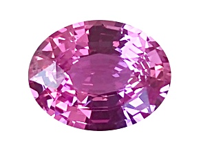 Pink Sapphire Loose Gemstone Unheated 9.00x7.00mm Oval 2.03ct