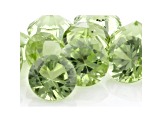 Arizona Peridot 3mm Round Set of 12 1.5ctw