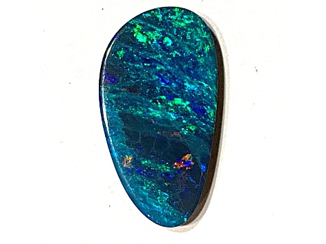 Opal on Ironstone 25x14mm Free-Form Doublet 9.31ct