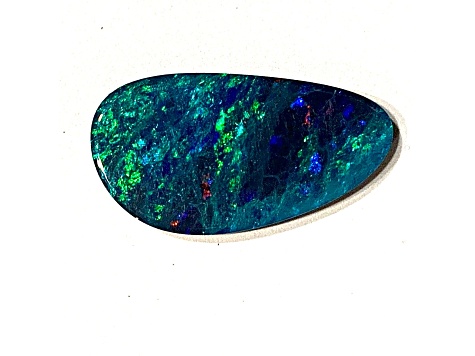Opal on Ironstone 25x14mm Free-Form Doublet 9.31ct