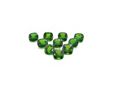Chrome Diopside 5mm Cushion Set of 5 5.80ctw