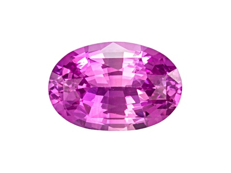 Pink Sapphire Loose Gemstone 5.8x3.9mm Oval 0.52ct