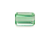 Green Tourmaline 7.6x5.5mm Emerald Cut 1.56ct