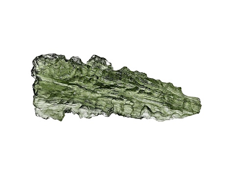 Moldavite 39.45x14.78mm Free-Form Specimen 3.72g