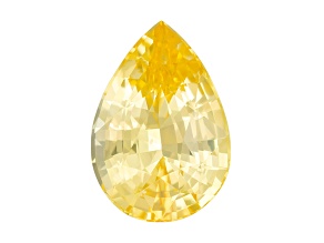 Yellow Sapphire 13.64x9.47mm Pear Shape 6.02ct