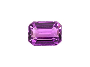 Pink Sapphire Unheated 6.7x4.9mm Emerald Cut 1.23ct