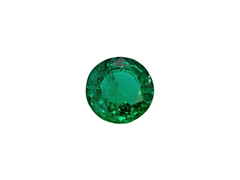 Zambian Emerald 6.3mm Round 0.83ct