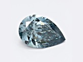 1.10ct Deep Blue Pear Shape Lab-Grown Diamond SI1 Clarity IGI Certified