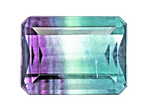 Bi-Color Fluorite Emerald Cut 25.90ct