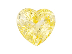 Yellow Sapphire Unheated 6.84x6.25mm Heart Shape 1.32ct
