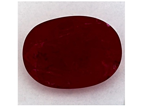 Ruby 13.1x9.6mm Oval 6.11ct