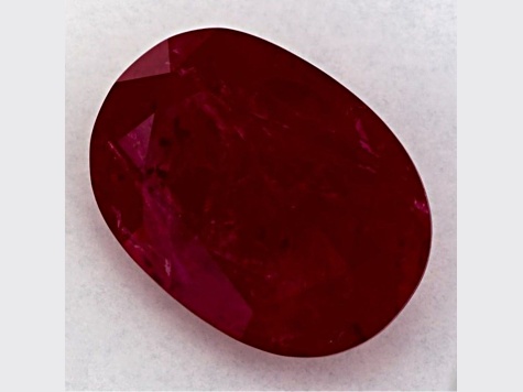 Ruby 13.1x9.6mm Oval 6.11ct