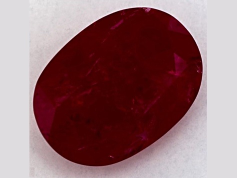 Ruby 13.1x9.6mm Oval 6.11ct