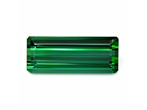Green Tourmaline 18.2x7.3mm Rectangular Octagonal 6.54ct