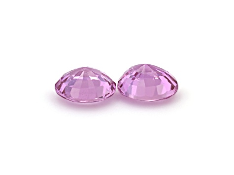 Pink Sapphire 5.8mm Round Matched Pair 1.69ctw