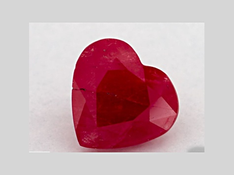 Ruby 6.93x6.46mm Heart Shape 1.44ct