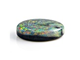 Australian Black Opal 9x7mm Oval Cabochon 1.11ct