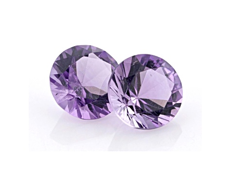 Amethyst 3.5x3.5mm Round Matched Pair 0.25ctw
