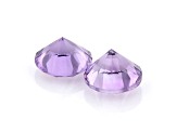 Amethyst 3.5x3.5mm Round Matched Pair 0.25ctw