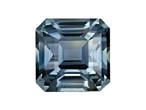 Bluish Green Sapphire Loose Gemstone Unheated 6mm Emerald Cut 1.40ct