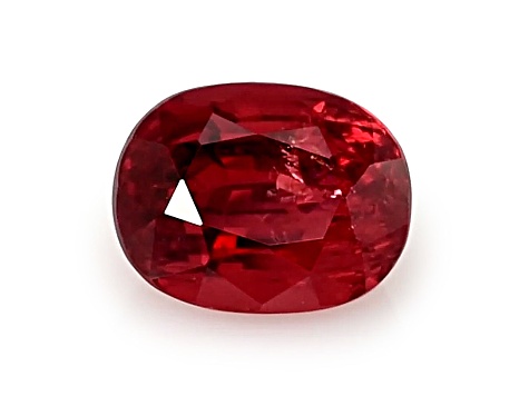 Burmese Red Spinel Unheated 6.5x5.1mm Oval 1.22ct