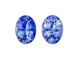Sapphire 7.5x5.5mm Oval Matched Pair 2.66ctw