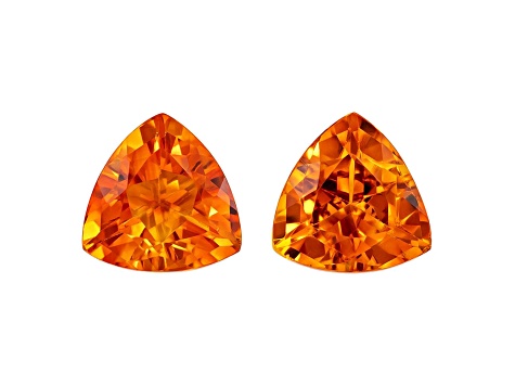 Citrine 9mm Trillion Matched Pair 4.50ctw