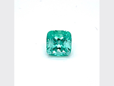 Colombian Emerald 10mm Square Radiant Cut 5.12ct