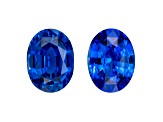 Sapphire 8.7x6.5mm Oval Matched Pair 3.99ctw
