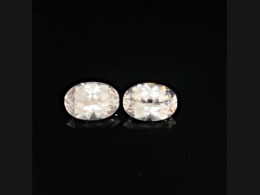 Danburite 14x10mm Oval Matched Pair 10.75ctw