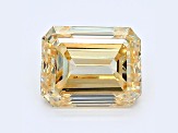 1.54ct Intense Yellow Emerald Cut Lab-Grown Diamond VS2 Clarity IGI Certified