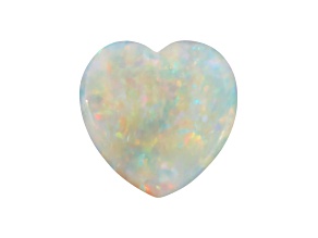 Australian Opal 7mm Heart Shape Cabochon 0.67ct
