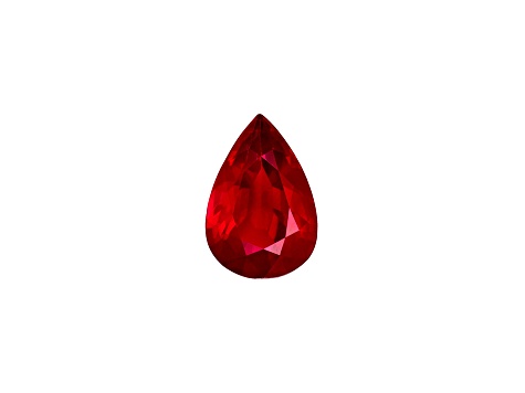 Ruby 7.2x4.8mm Pear Shape 0.79ct