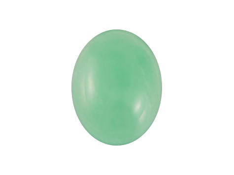 Chrysoprase 10x8mm Oval Cabochon 2.50ct