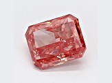 1.11ct Vivid Pink Radiant Cut Lab-Grown Diamond SI1 Clarity IGI Certified