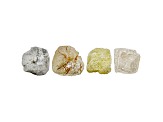 Natural Diamond Rough Set of 4 1.50ctw