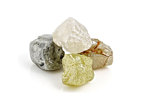 Natural Diamond Rough Set of 4 1.50ctw